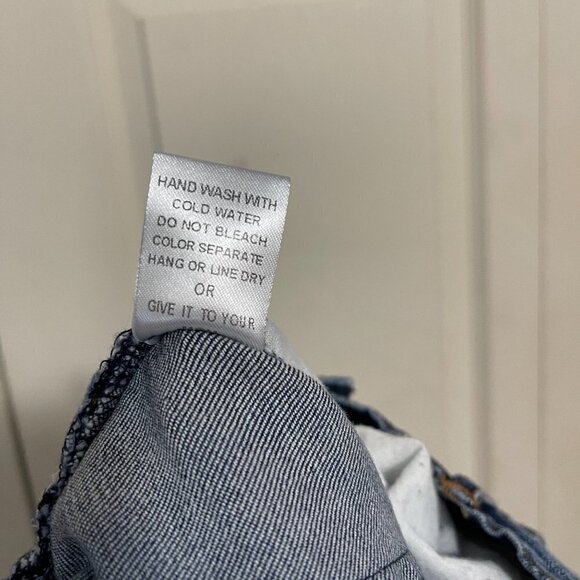 Emory Park Women's Floral Embroidered Distressed High Rise Straight Jeans Small - Picture 9 of 12